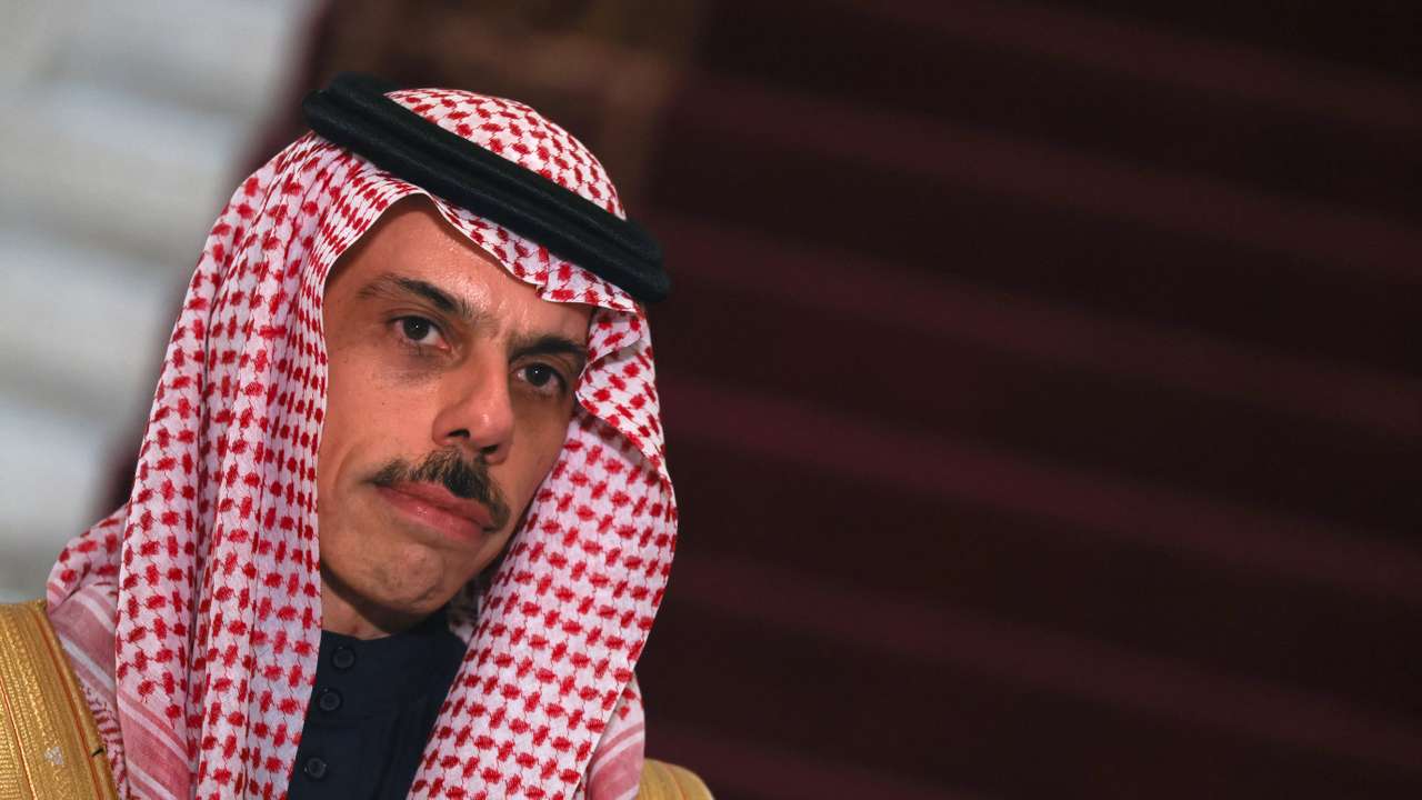 Saudi Arabia's FM Prince Faisal bin Farhan Al Saud meets with Egyptian counterpart Sameh Shoukry, in Cairo