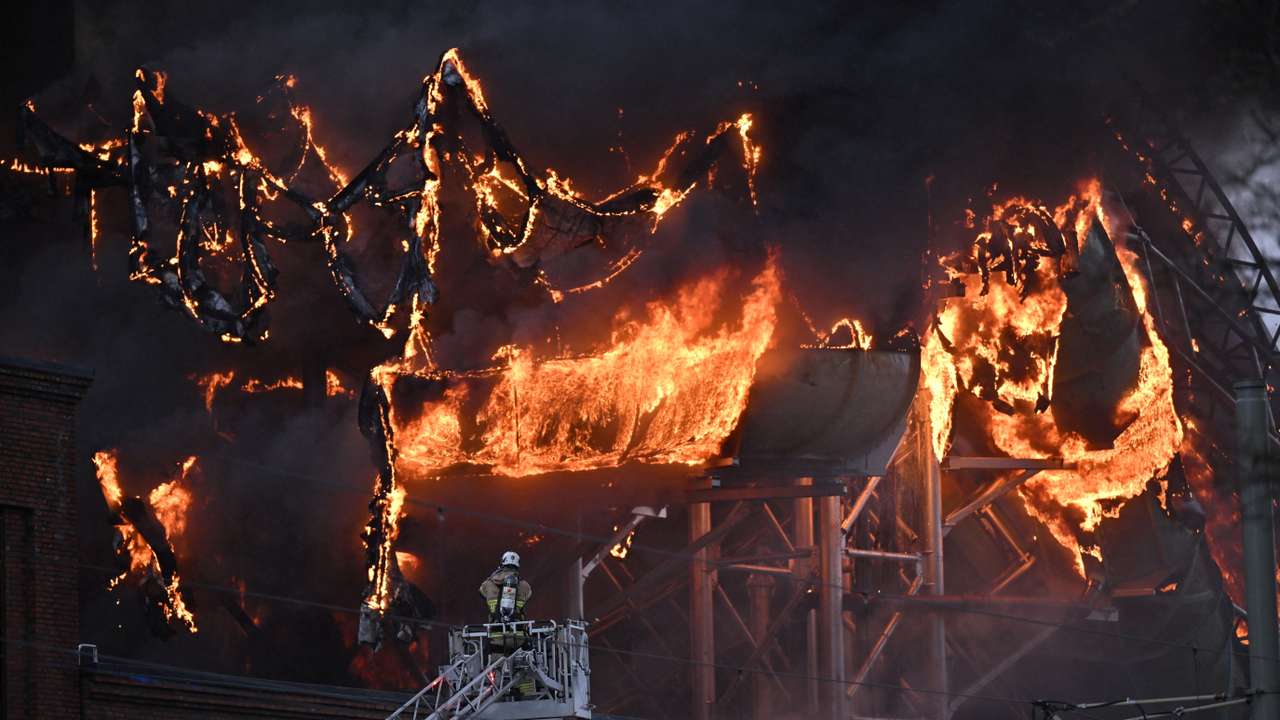 Fire at Liseberg amusement park in Gothenburg