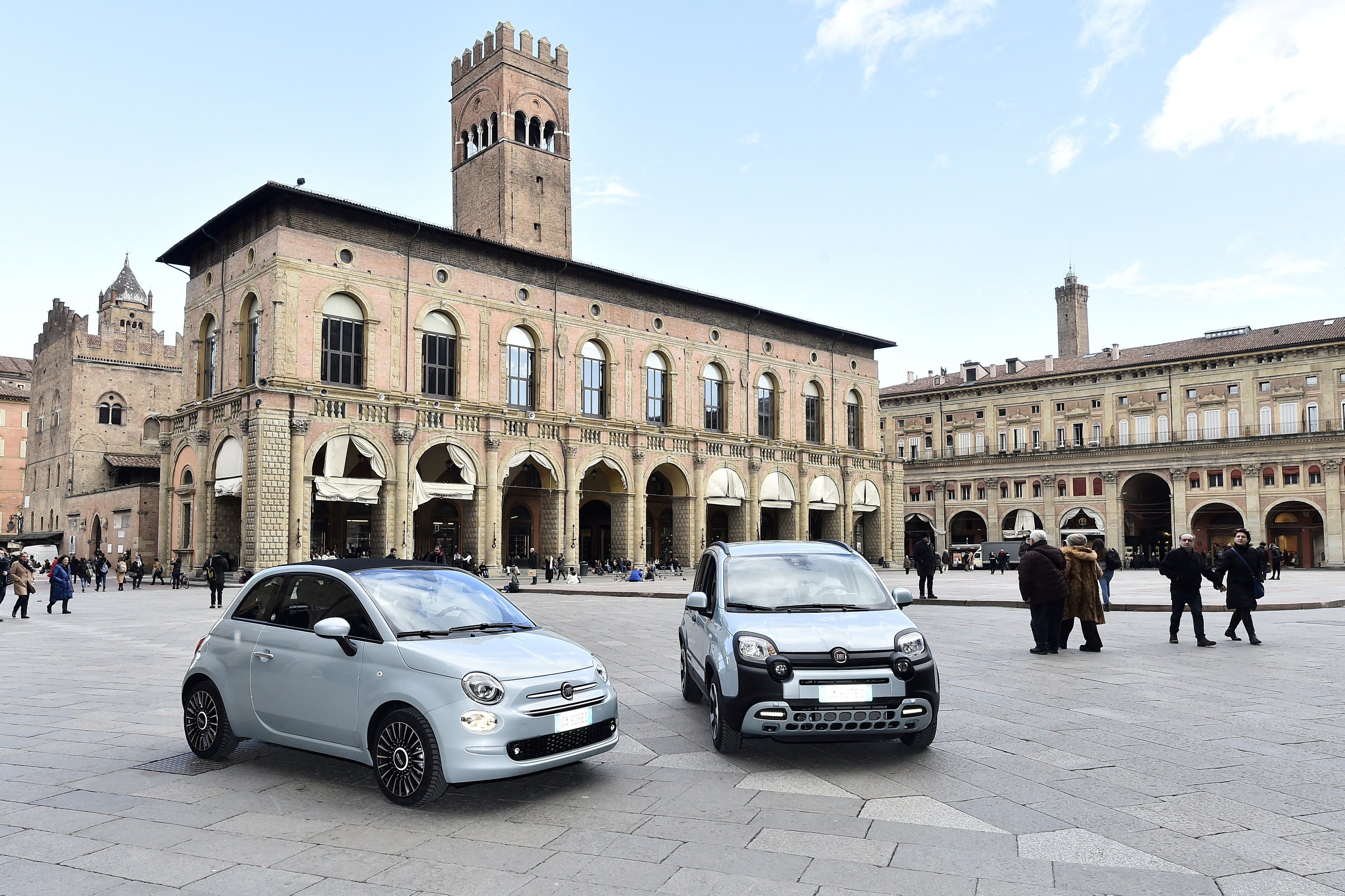 FILE PHOTO: Fiat Chrysler presents mild-hybrid versions of its 500 and Panda models