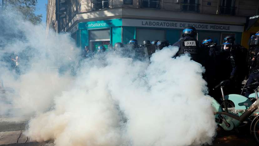 Nationwide strike and anti-government protests called by French unions in France
