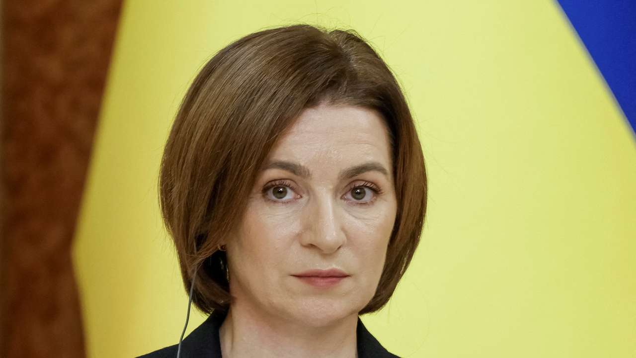 Moldova's President Sandu visits Kyiv