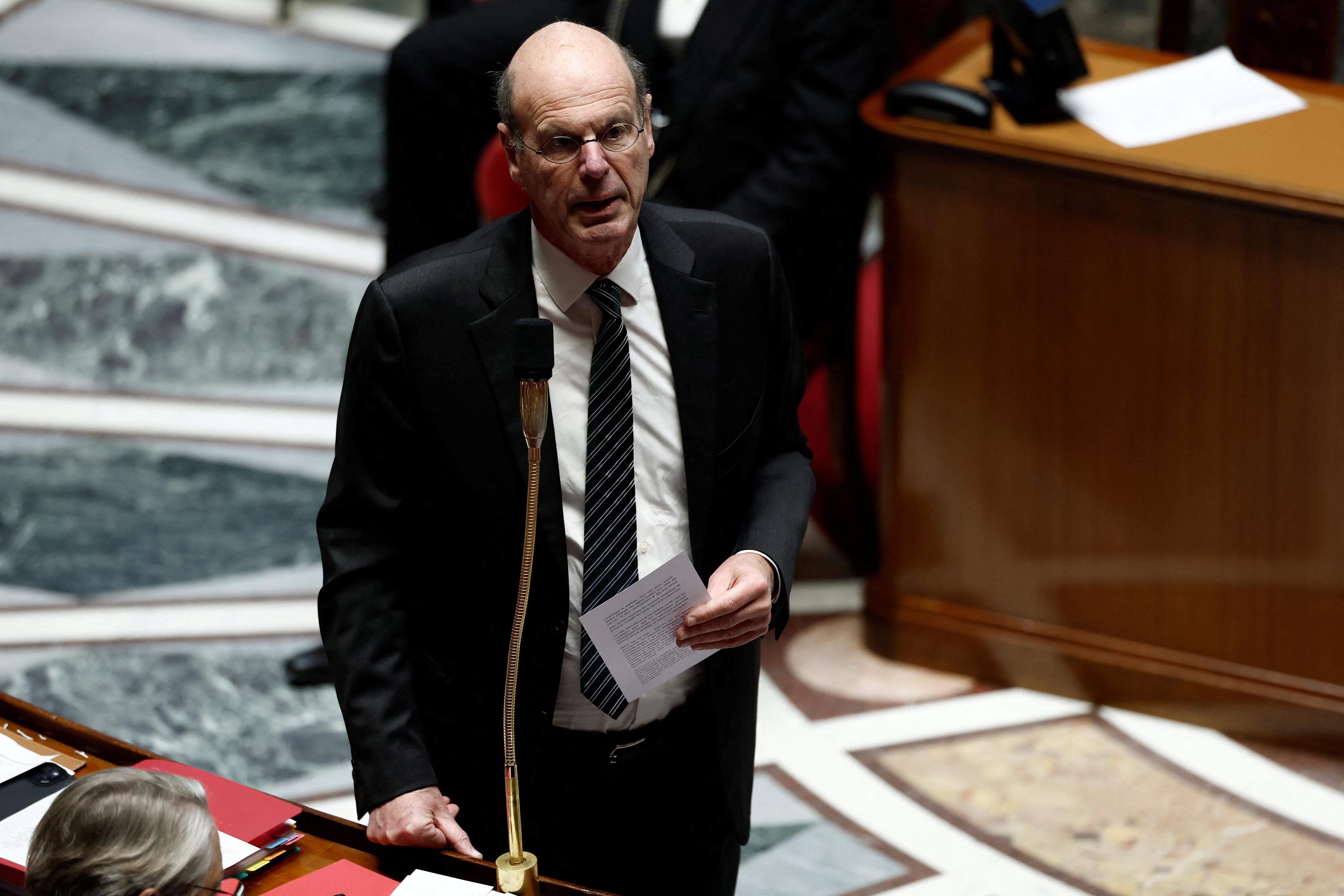 Questions to the government session at the National Assembly in Paris