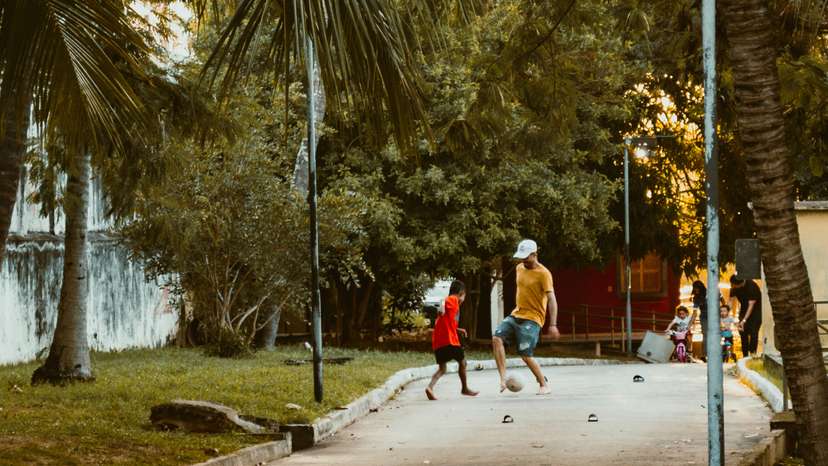esporte no parque