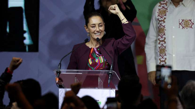 FILE PHOTO: Registration of Claudia Sheinbaum of MORENA party as presidential candidate for 2024, in Mexico City