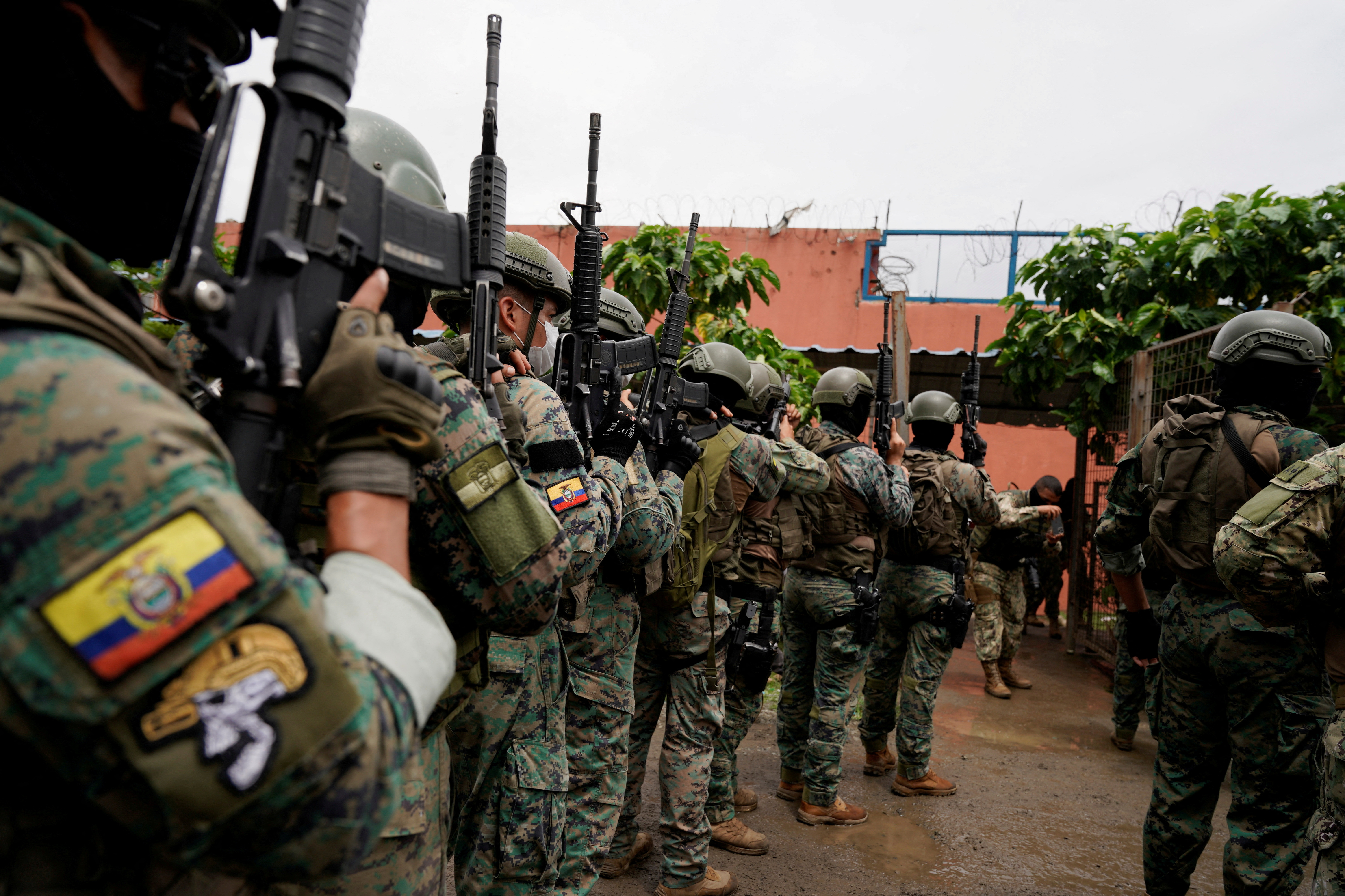 FILE PHOTO: Media tour at the Litoral militarized prison, in Guayaquil