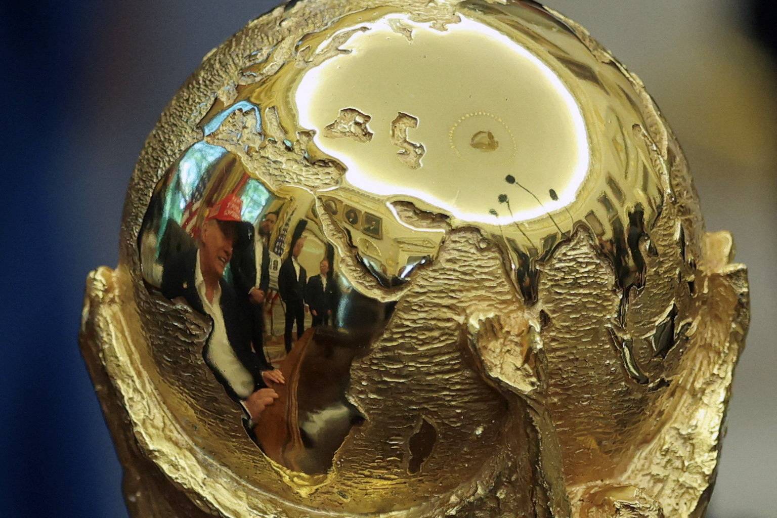 U.S. President Trump makes an announcement on 2026 FIFA World Cup, at the White House