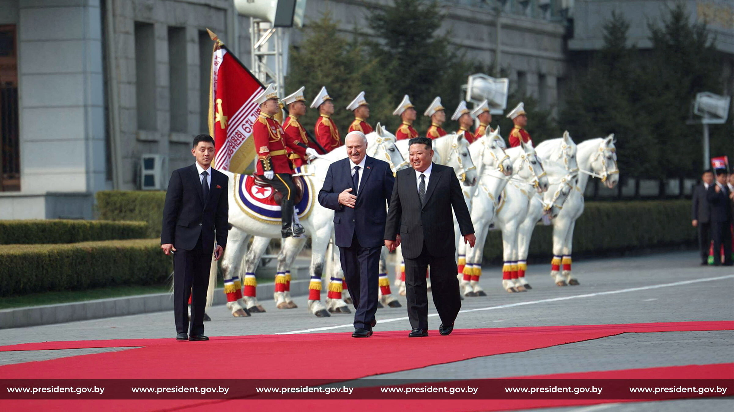 Belarusian President Alexander Lukashenko visits North Korea