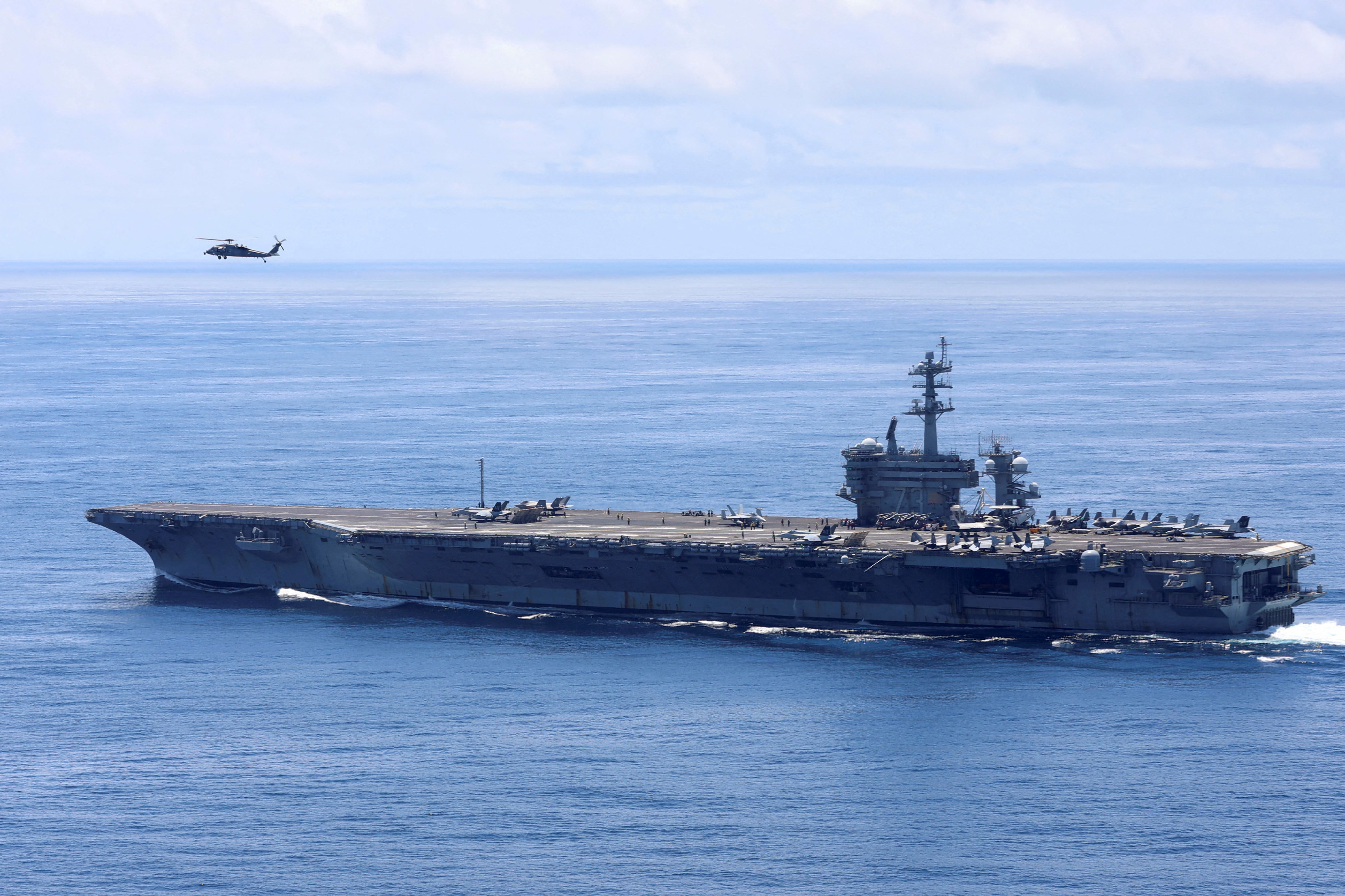 FILE PHOTO: Southern Seas tactical and operational support naval exercises between the Colombian and U.S. navies in Buenaventura
