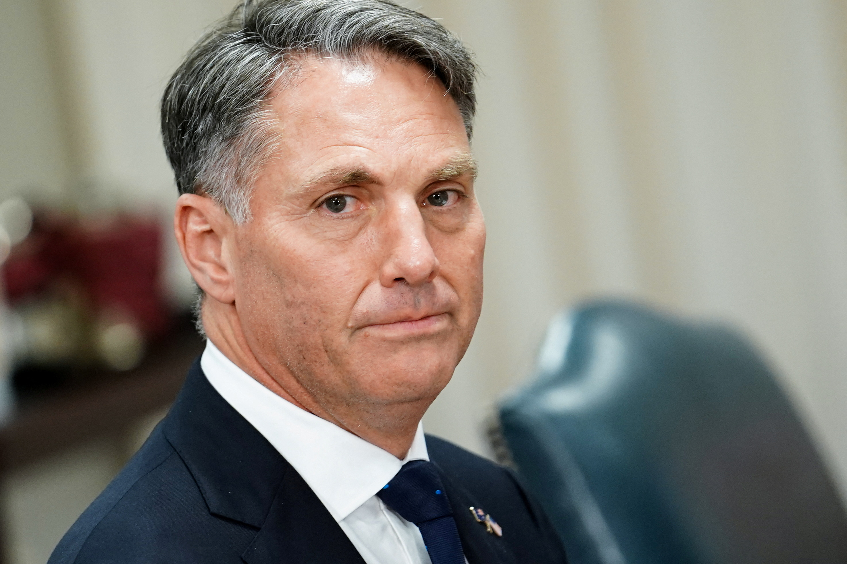 FILE PHOTO: Defense Secretary Lloyd Austin hosts Australia Minister of Defense Richard Marles in Washington