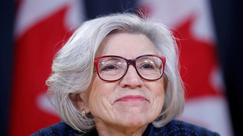 FILE PHOTO: Canada's outgoing Supreme Court Chief Justice Beverley McLachlin takes part in a news conference in Ottawa