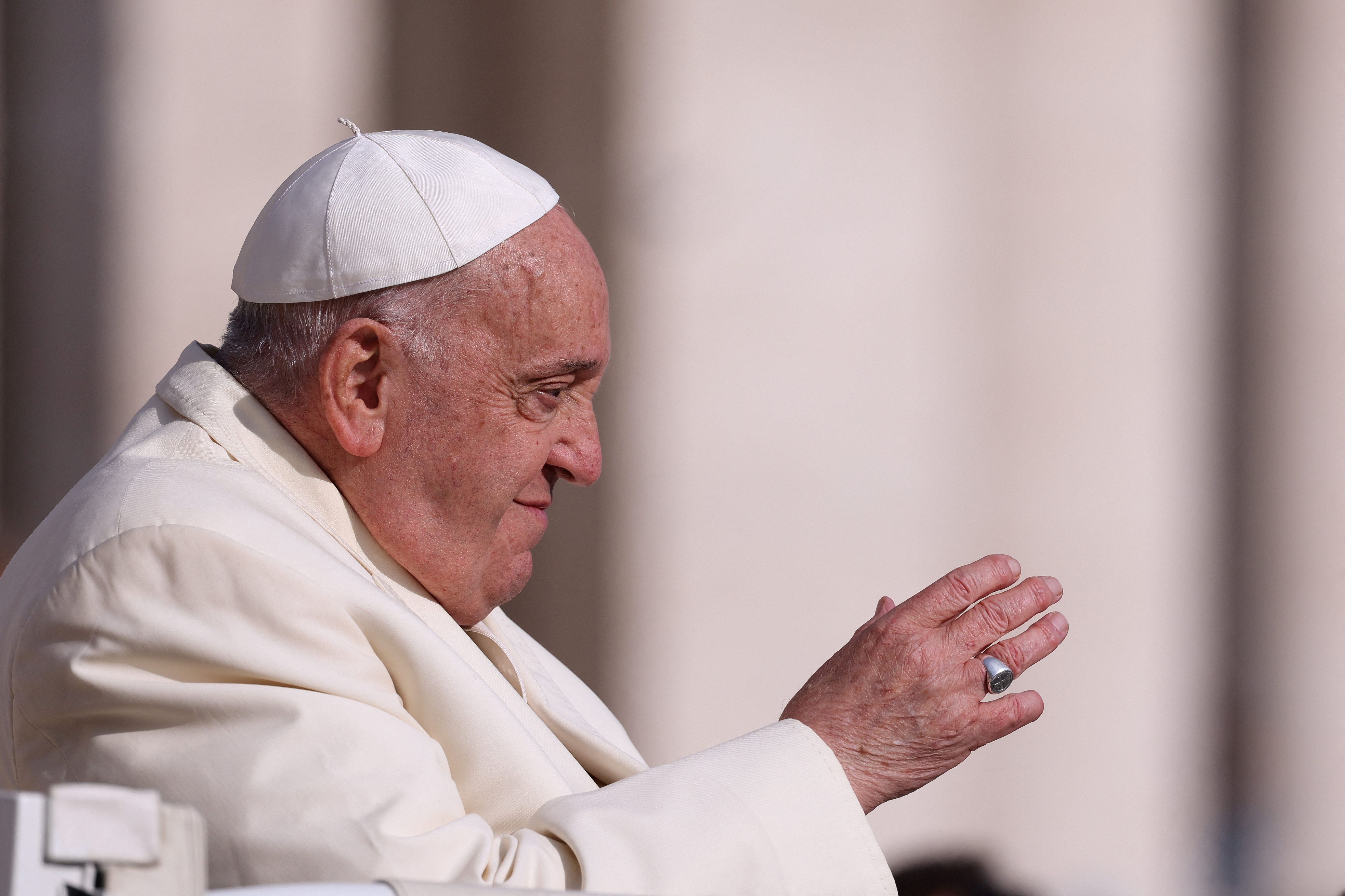 Pope Francis holds weekly audience