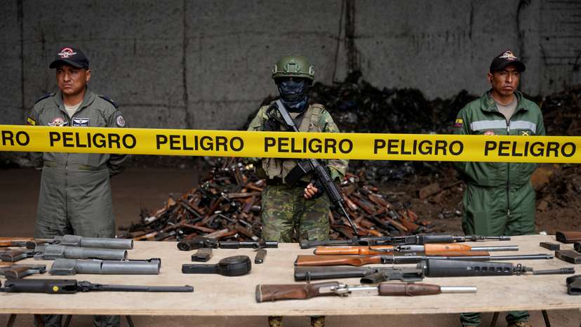 Ecuador struggling to trace foreign guns fueling an epidemic of drug violence