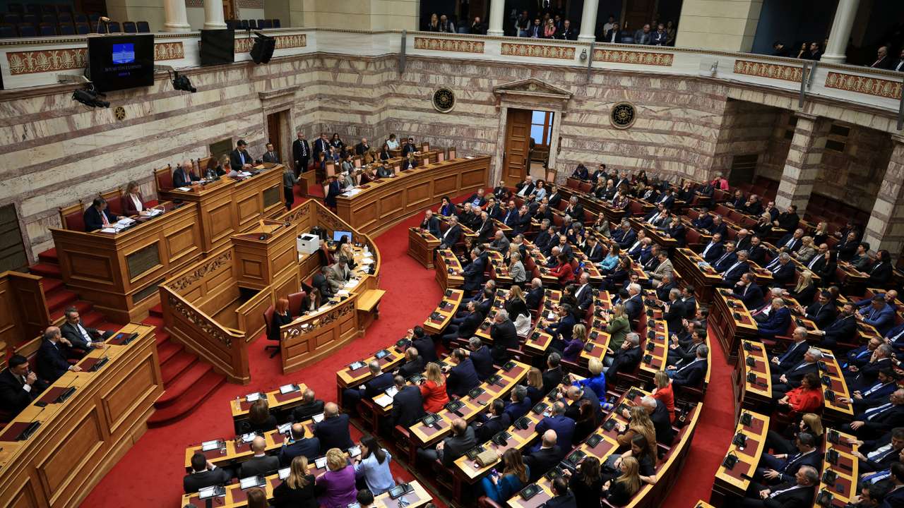 Vote for Greek president at parliament in Athens