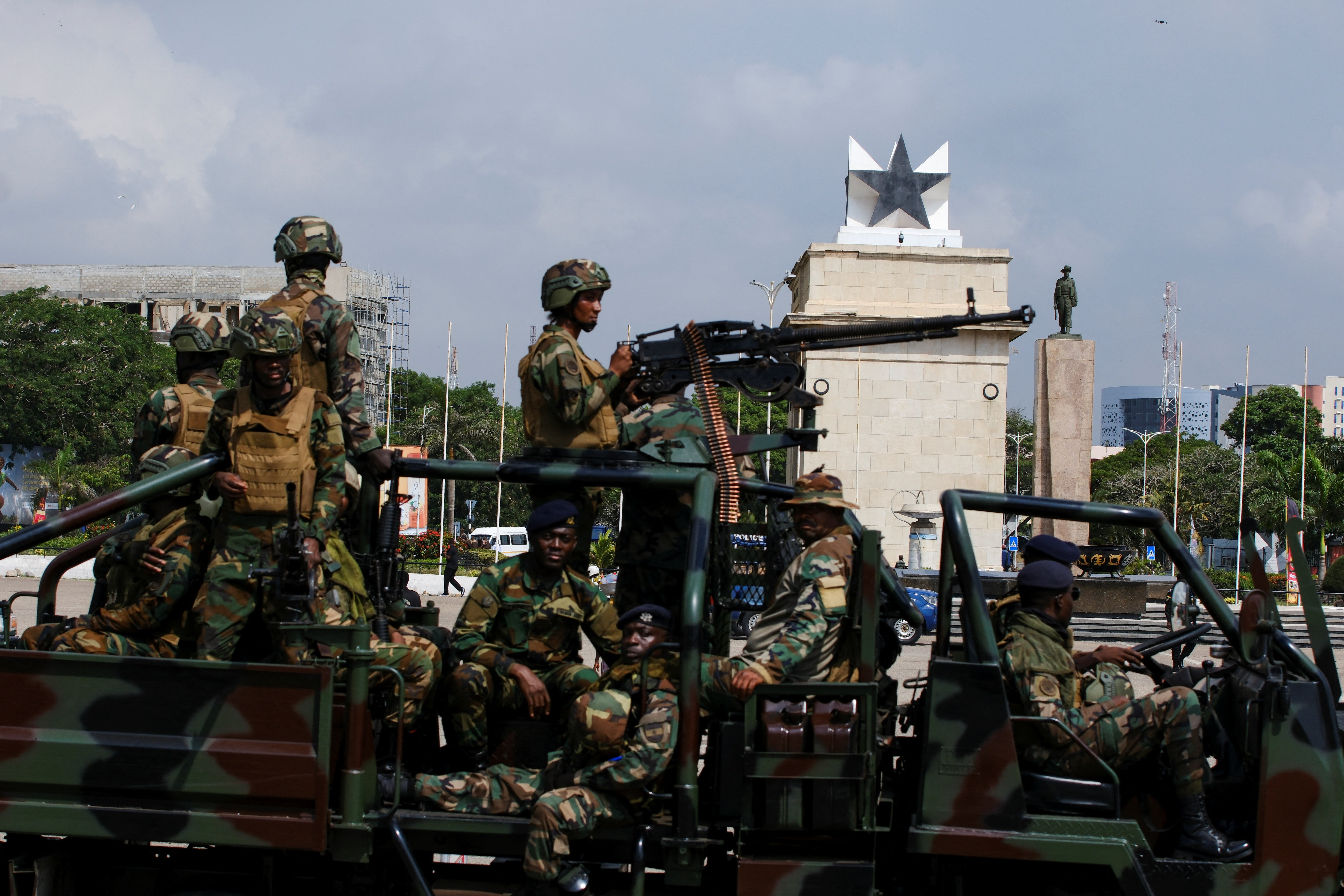 Ghana Armed Forces and Security Services Show of Force Exercise in Accra, Ghana