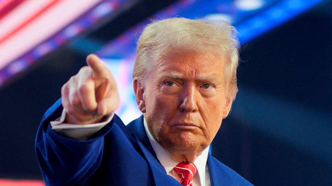 FILE PHOTO: U.S. President-elect Trump attends a Turning Point USA event in Phoenix, Arizona