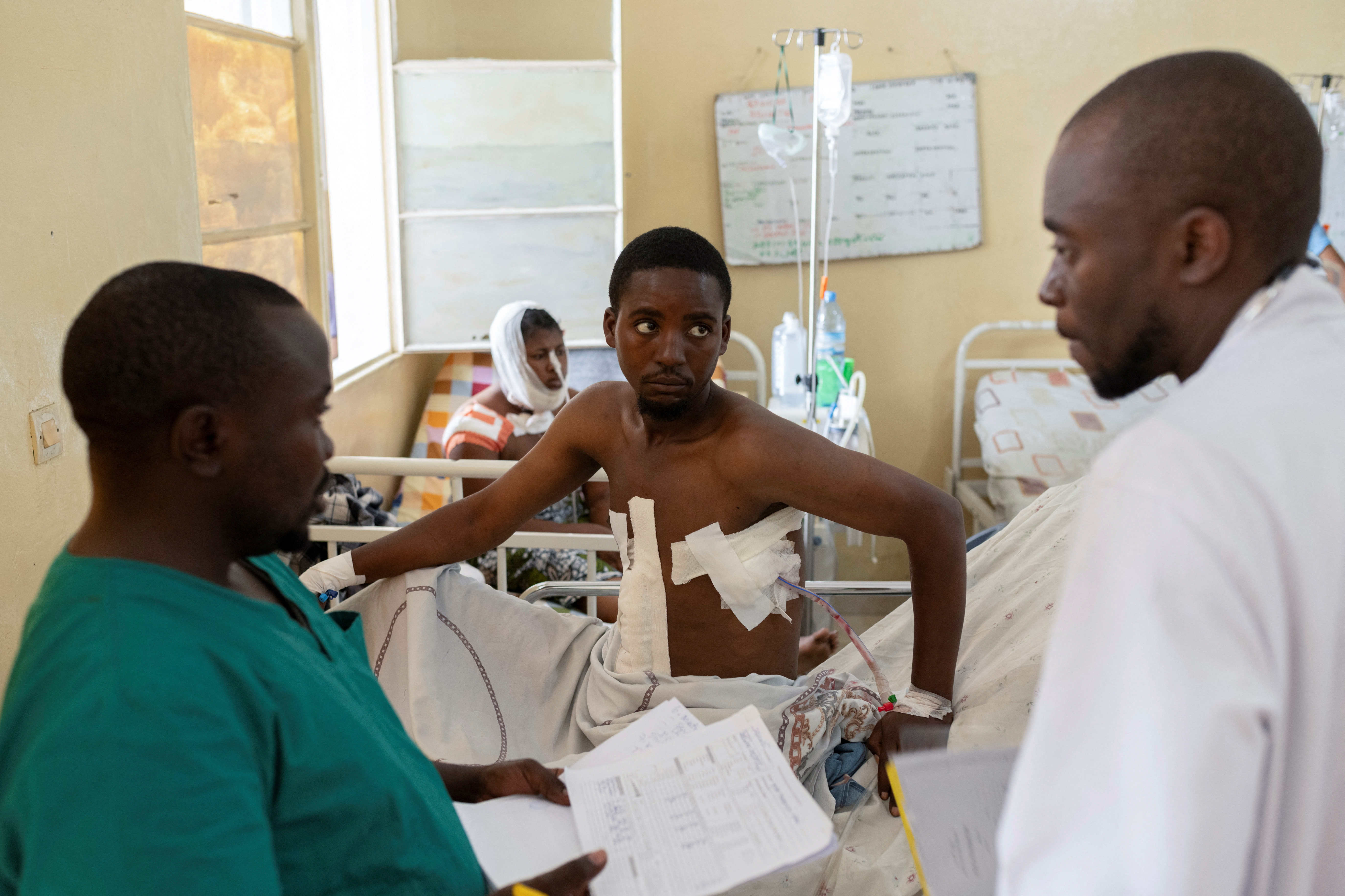 Few days after the M23 rebel group seized the town of Goma, in Goma