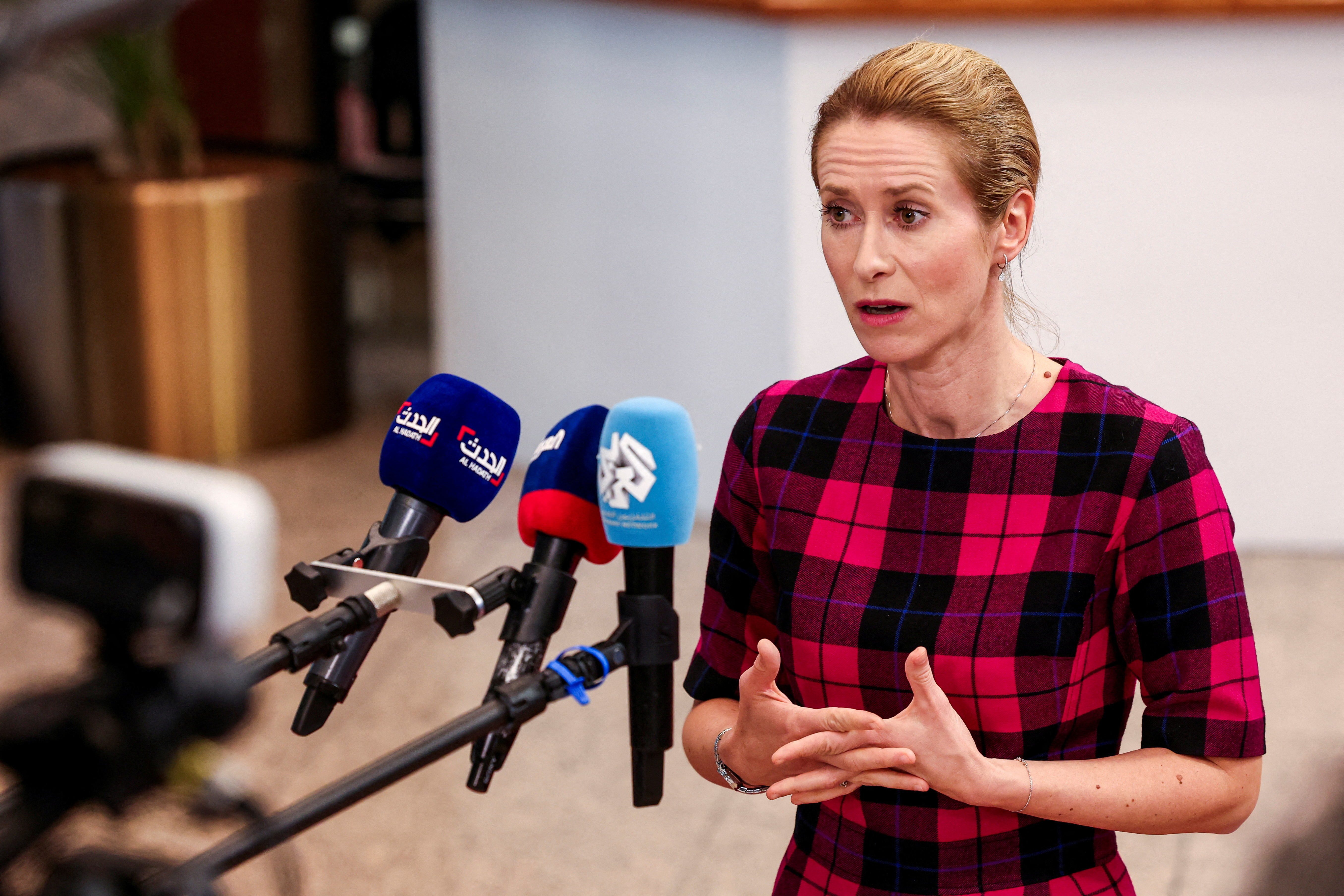 FILE PHOTO: European Union High Representative for Foreign Affairs and Security Policy Kaja Kallas
