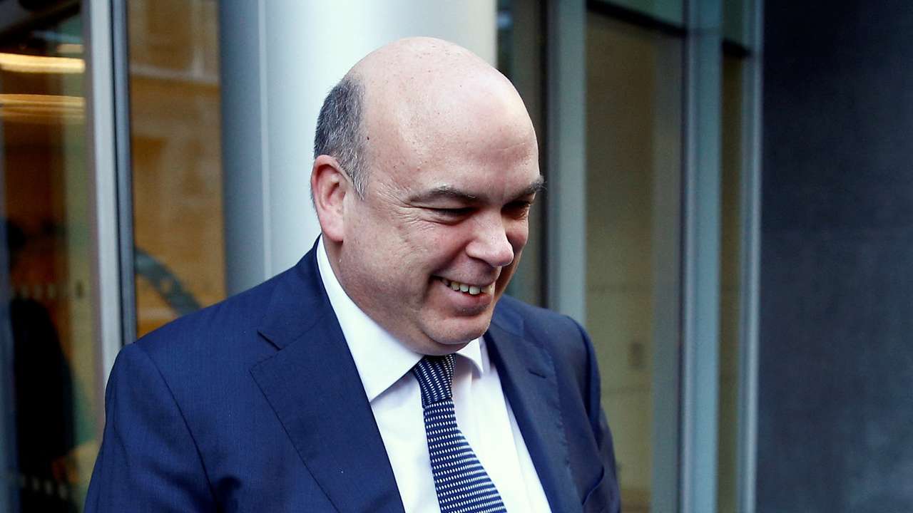 FILE PHOTO: British entrepreneur Mike Lynch leaves the High Court in London