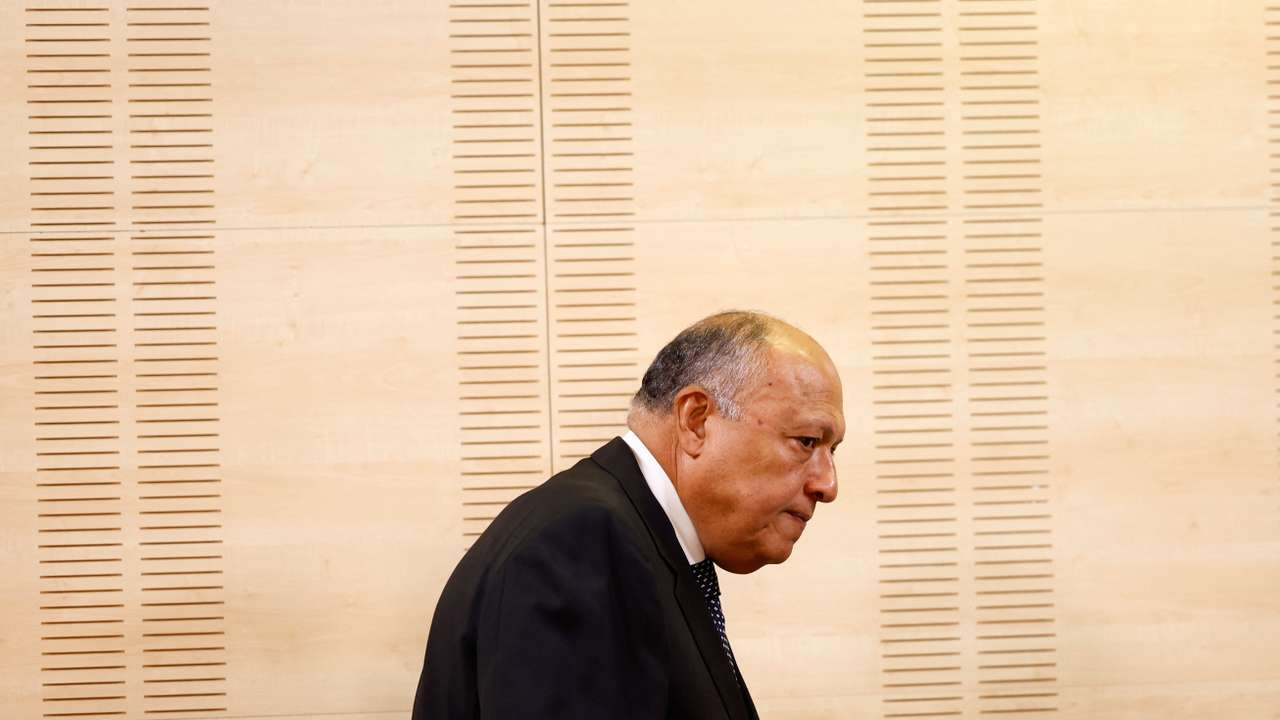 Spanish FM Albares and Egyptian counterpart Shoukry hold joint press conference in Madrid
