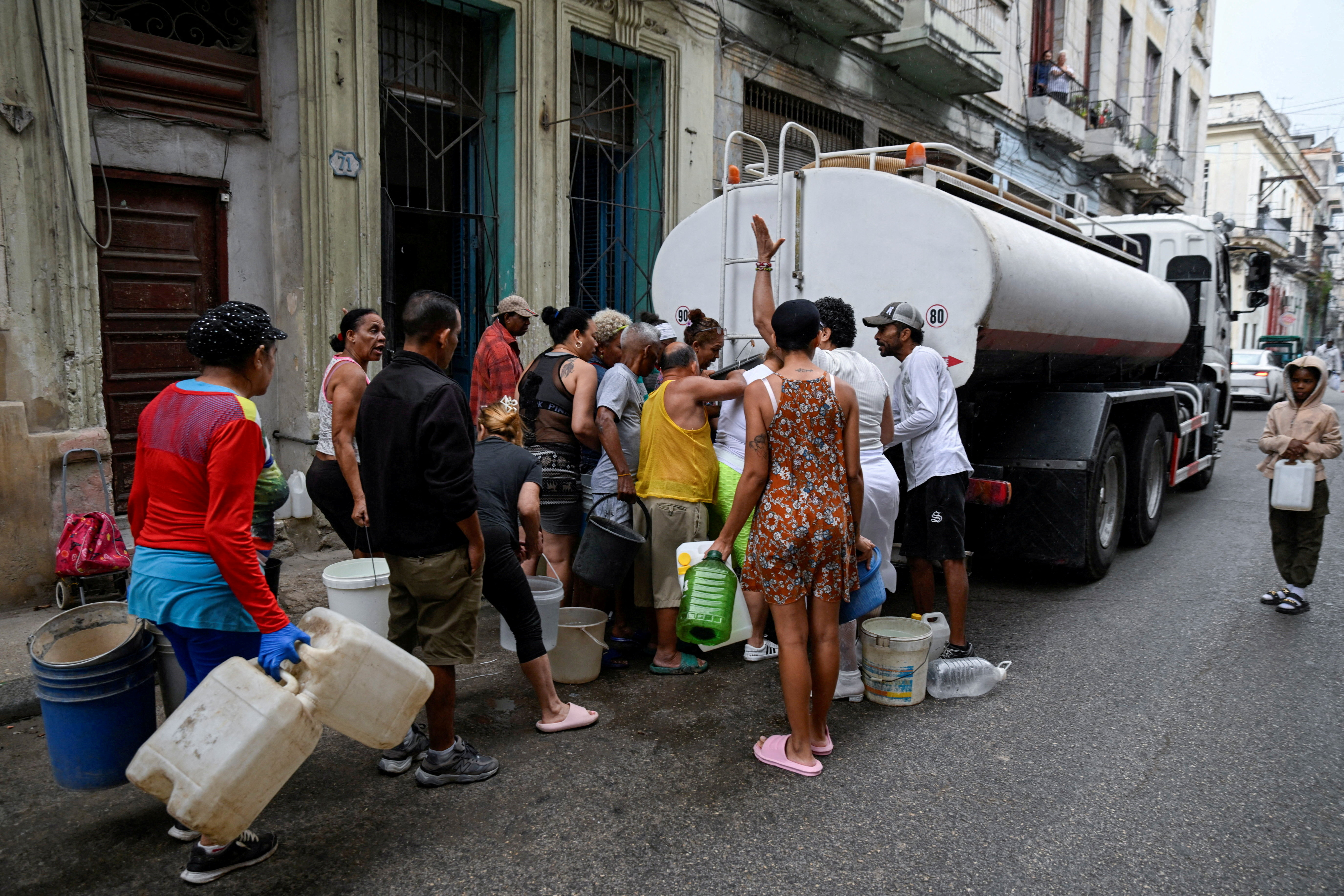 FILE PHOTO: Fuel shortages hamper water pumping and distribution in Havana