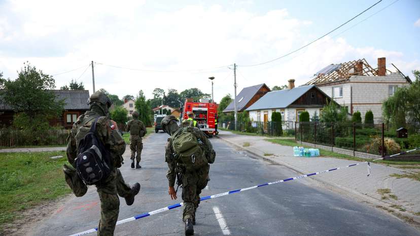 FILE PHOTO: Drones shot down in Polish airspace prompt military patrols