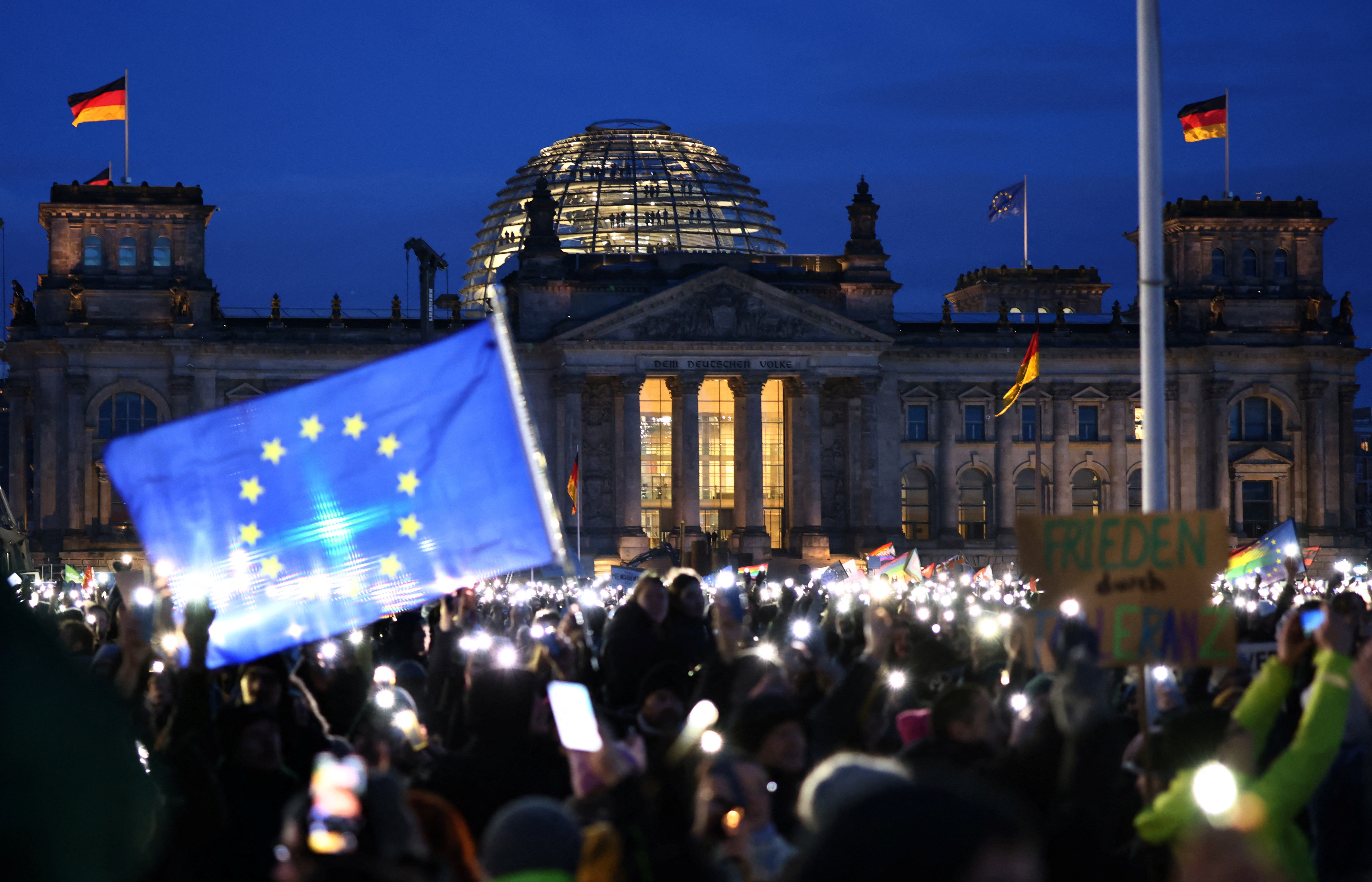 Protest against the Alternative for Germany party (AfD)