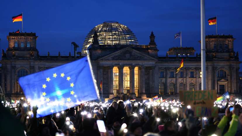 Protest against the Alternative for Germany party (AfD)