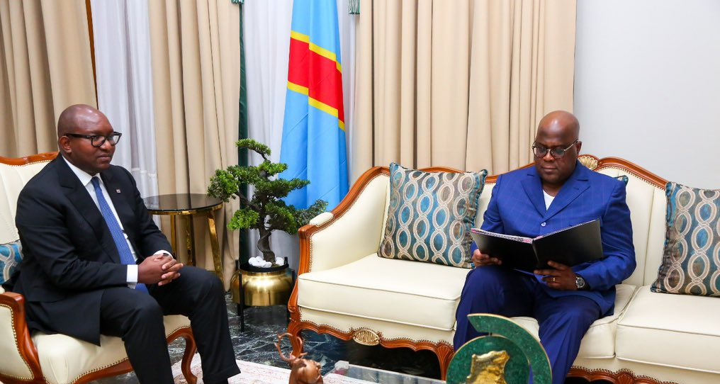 President Félix Tshisekedi and PM Jean-Michel Sama  Lukonde