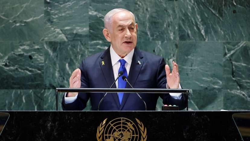 FILE PHOTO: World leaders take part in the 79th annual U.N. General Assembly high-level debate
