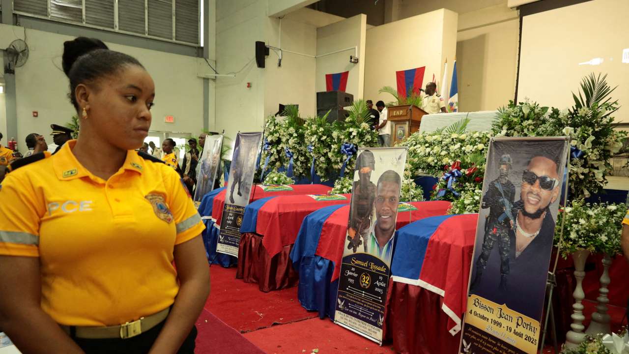 FILE PHOTO: Two Haitian police killed when drone accidentally explodes