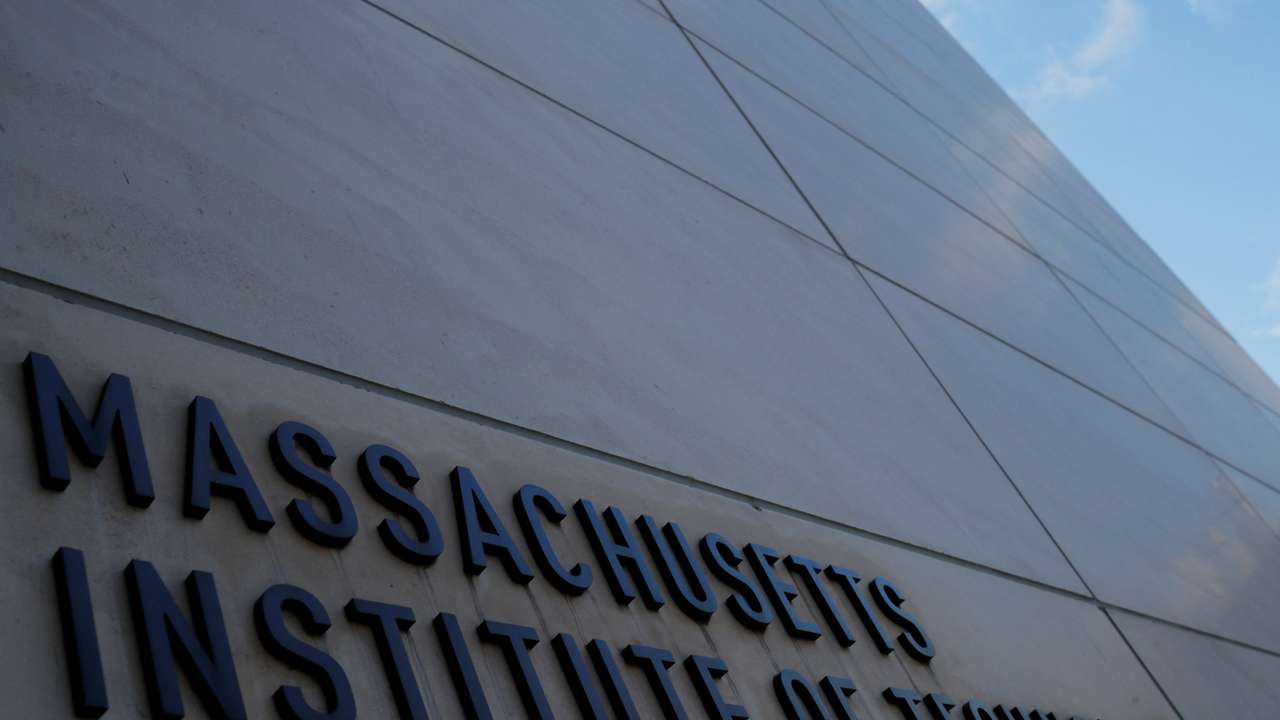 FILE PHOTO: A sign at Building 76 at the Massachusetts Institute of Technology in Cambridge