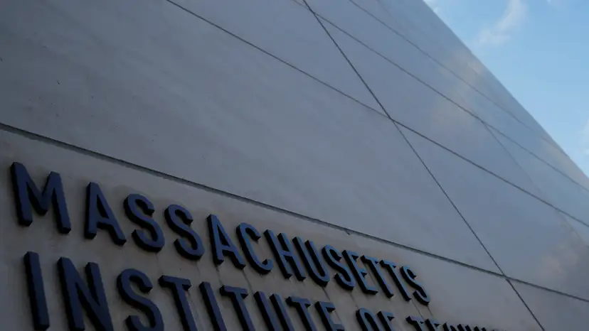 FILE PHOTO: A sign at Building 76 at the Massachusetts Institute of Technology in Cambridge