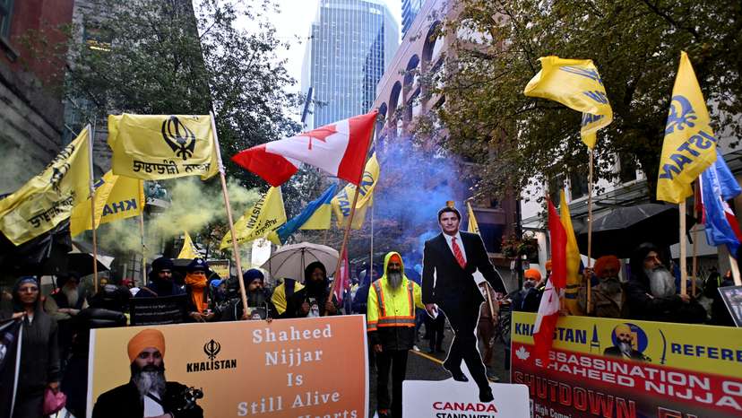 FILE PHOTO: Protest outside India’s consulate in Toronto