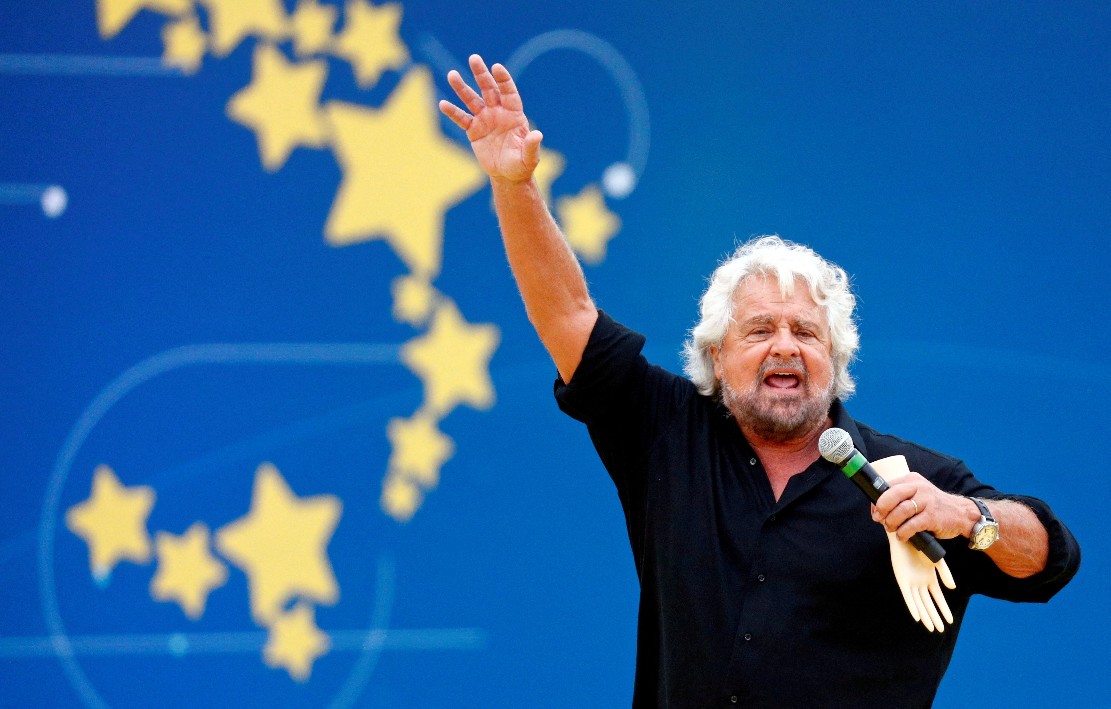 FILE PHOTO: Italy's 5-Star Movement rally in Rome