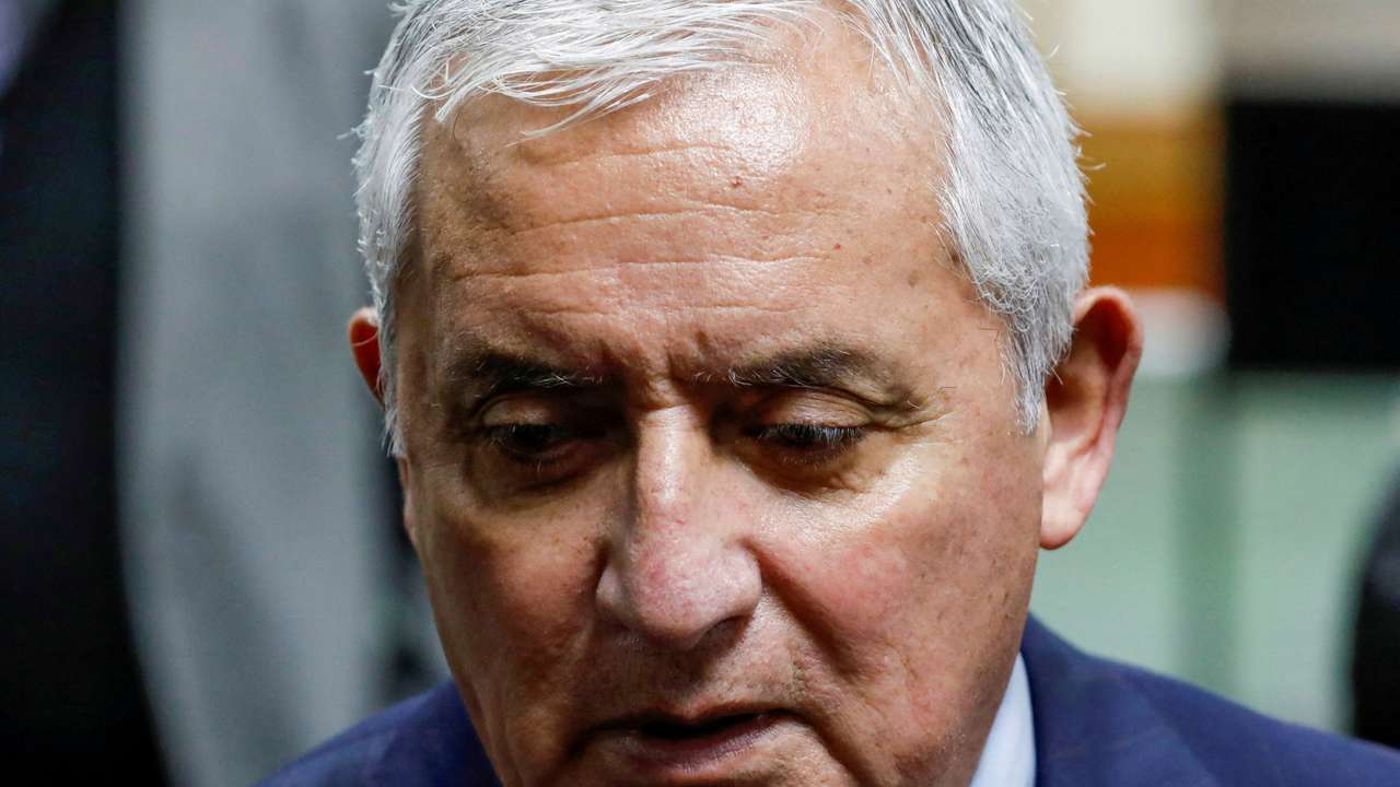FILE PHOTO: Former Guatemalan President Otto Perez Molina found guilty of corruption case in Guatemala City