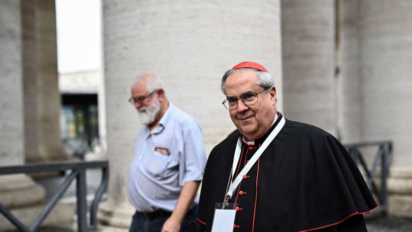 FILE PHOTO: Cardinals arrive to the Vatican for a general congregation meeting