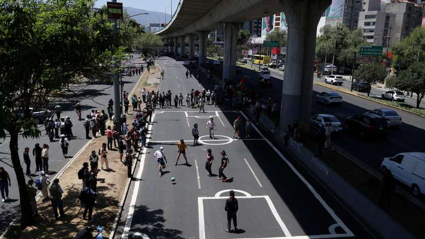 Protest staged at Azteca Stadium reopening ahead of 2026 World Cup