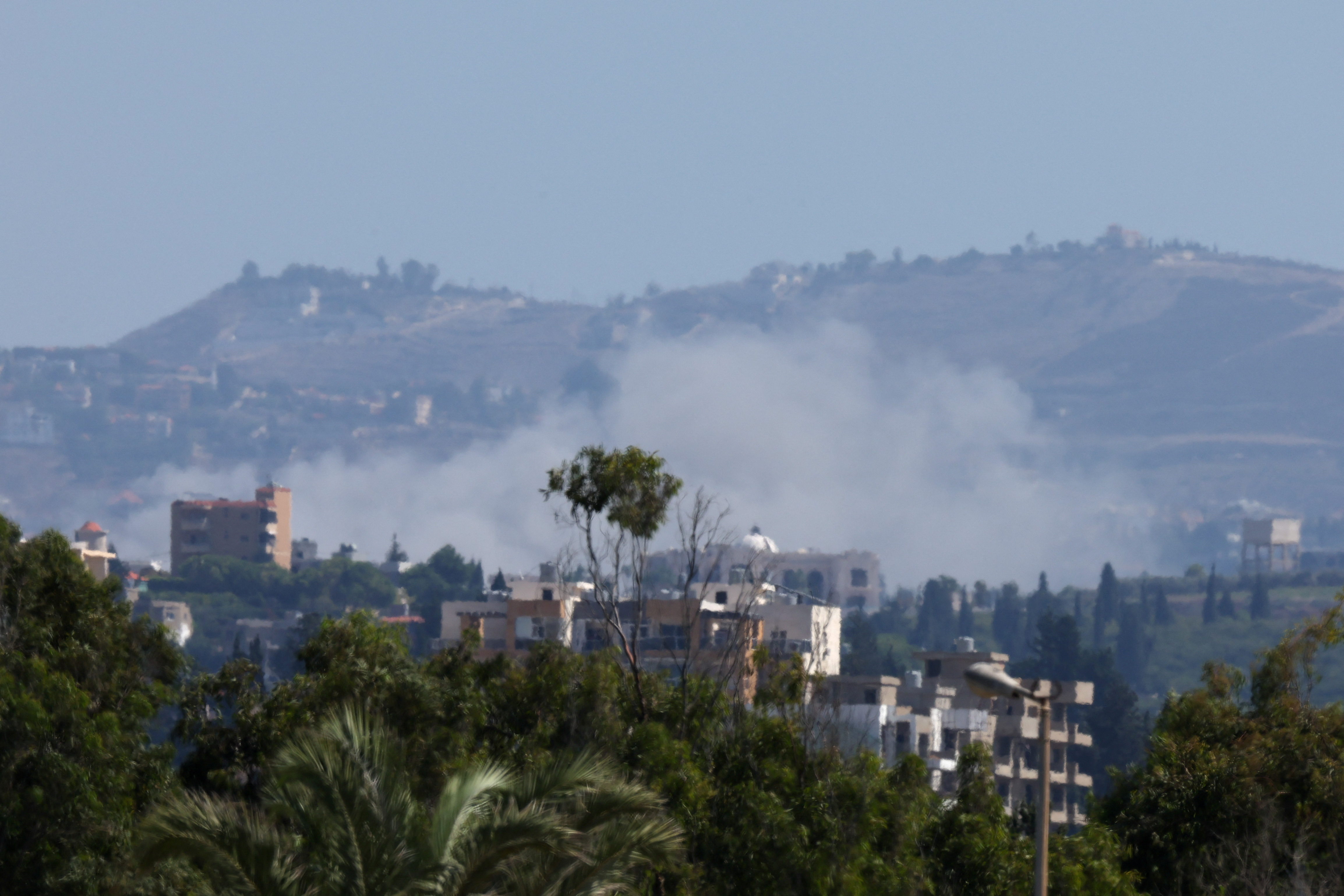 Ongoing hostilities between Hezbollah and Israeli forces in Lebanon