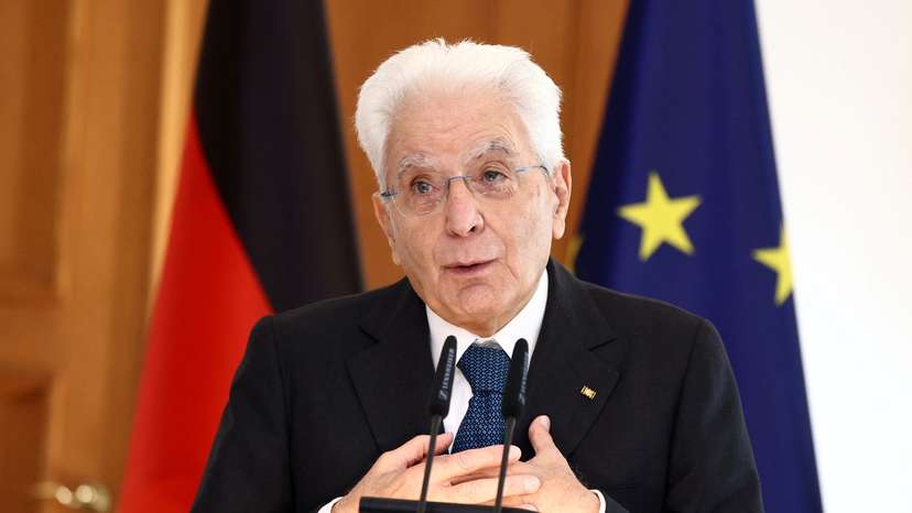 German President Steinmeier and Italian President Mattarella hold press conference in Berlin