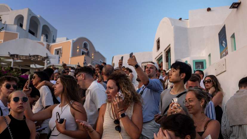 Greece's Santorini struggles under pressure of mass tourism