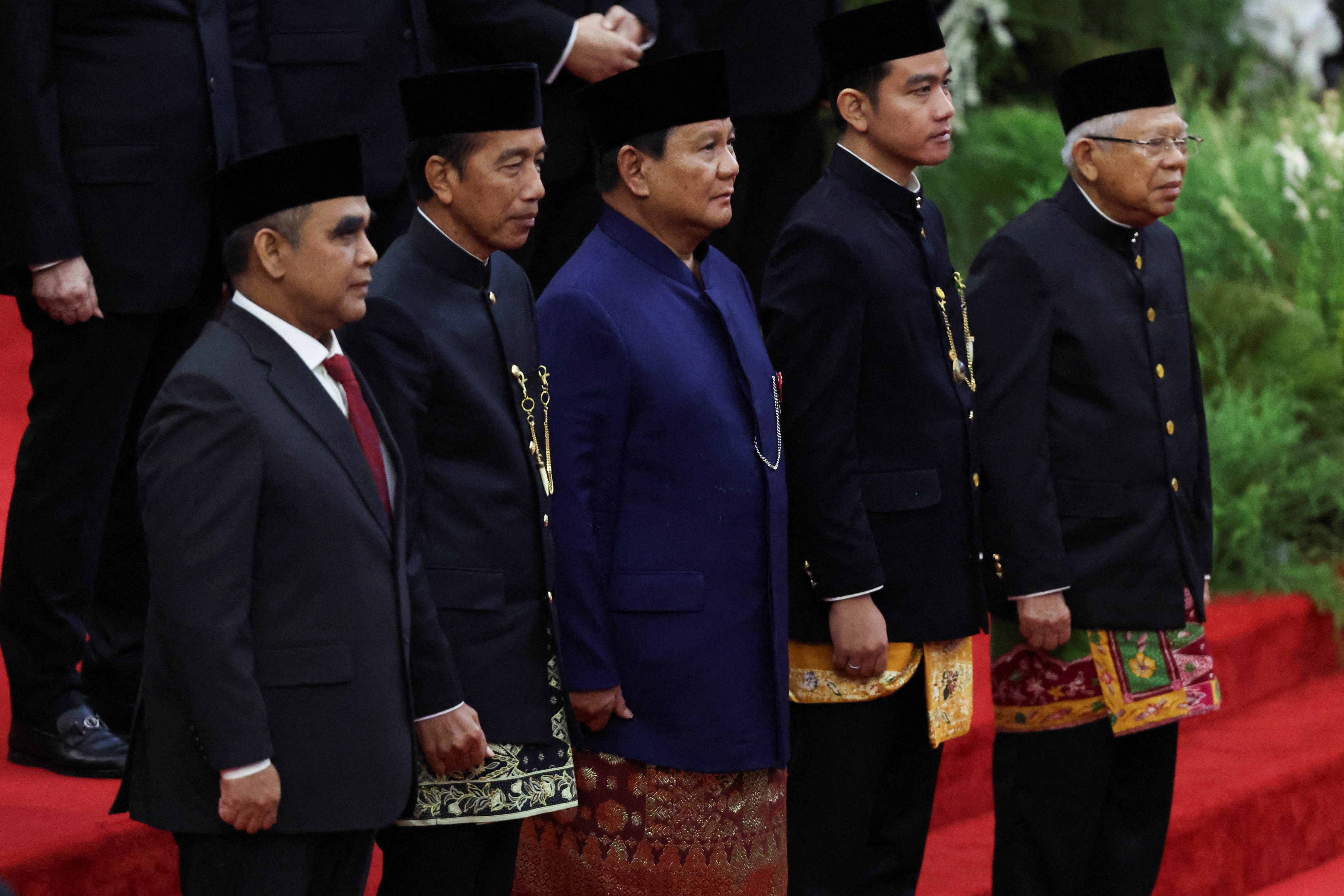 Inauguration of Indonesia's new President Prabowo Subianto and new Vice President Gibran Rakabuming Raka, in Jakarta
