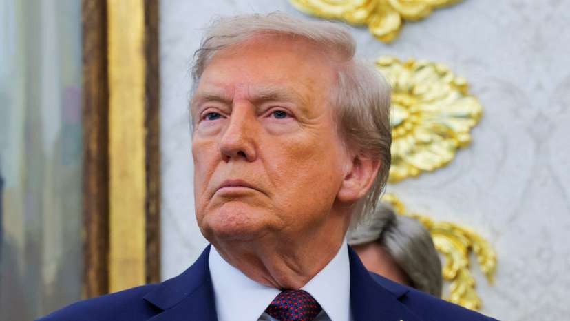 U.S. President Donald Trump makes announcement at the White House