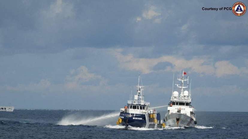 Water cannon incident in the South China Sea