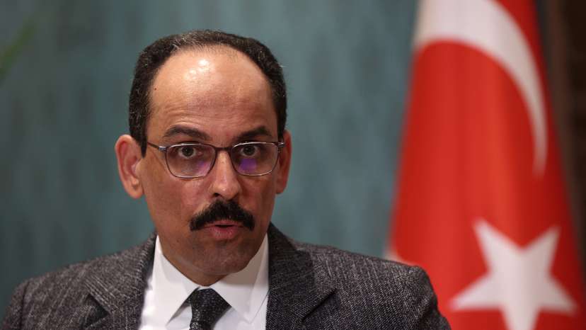 FILE PHOTO: Interview with Turkish President Erdogan's spokesman and chief foreign policy adviser Kalin in Istanbul