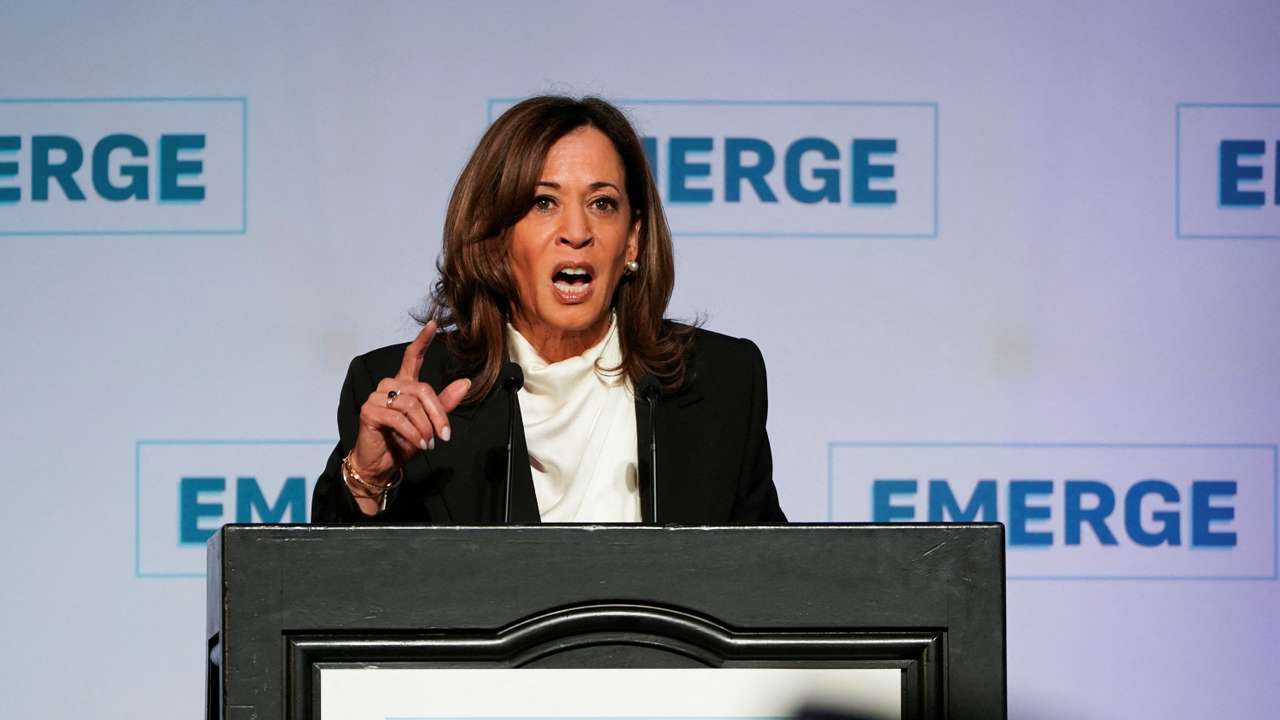 Former U.S. Vice President Kamala Harris attends gala in San Francisco