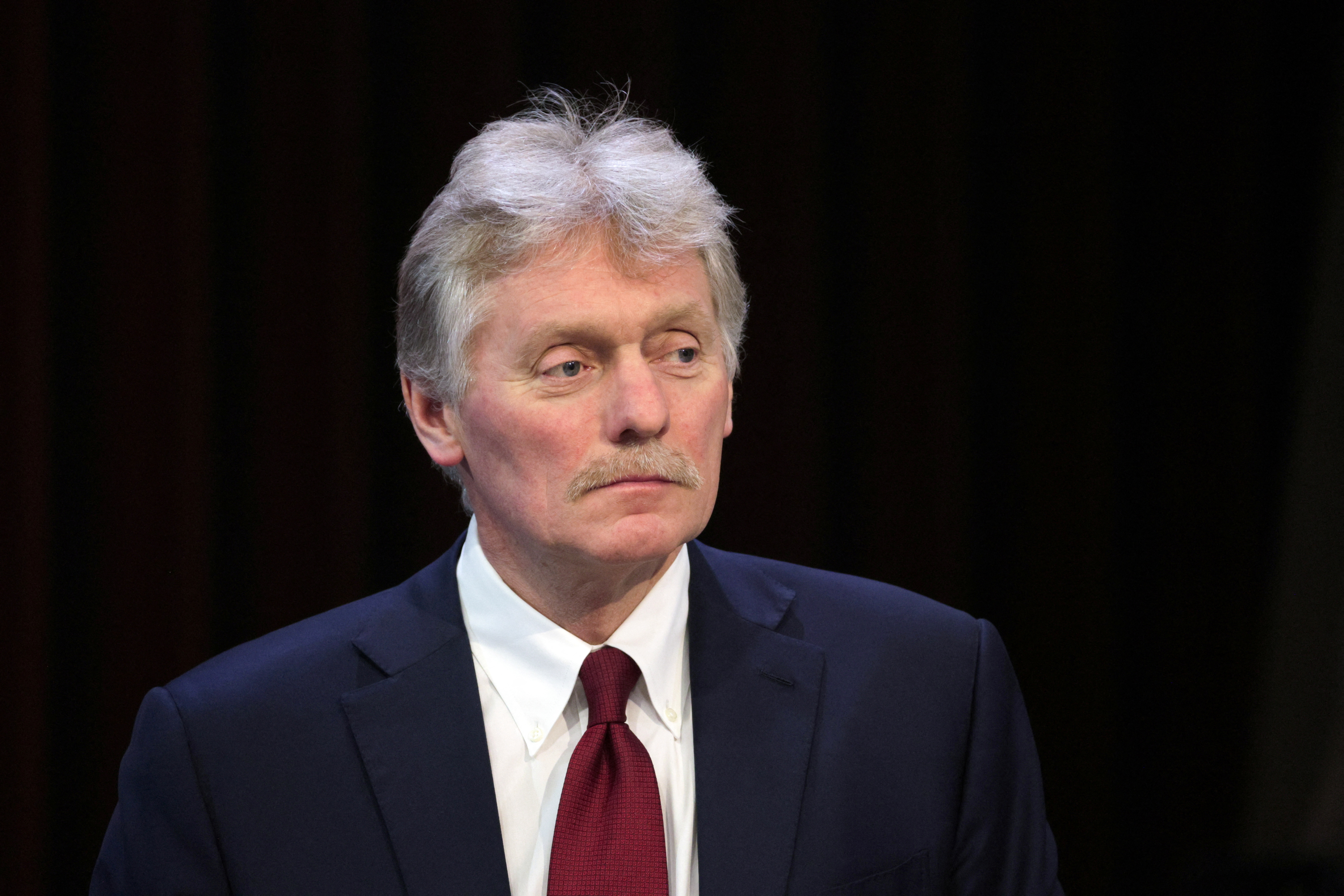 Kremlin spokesman Peskov attends Russian President Putin's annual press conference