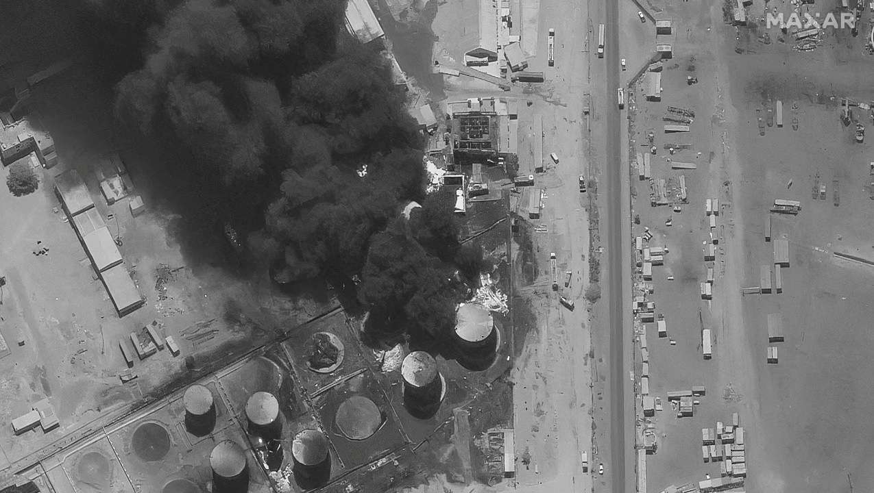 Explosions seen in Sudanese city of Port Sudan, witness says