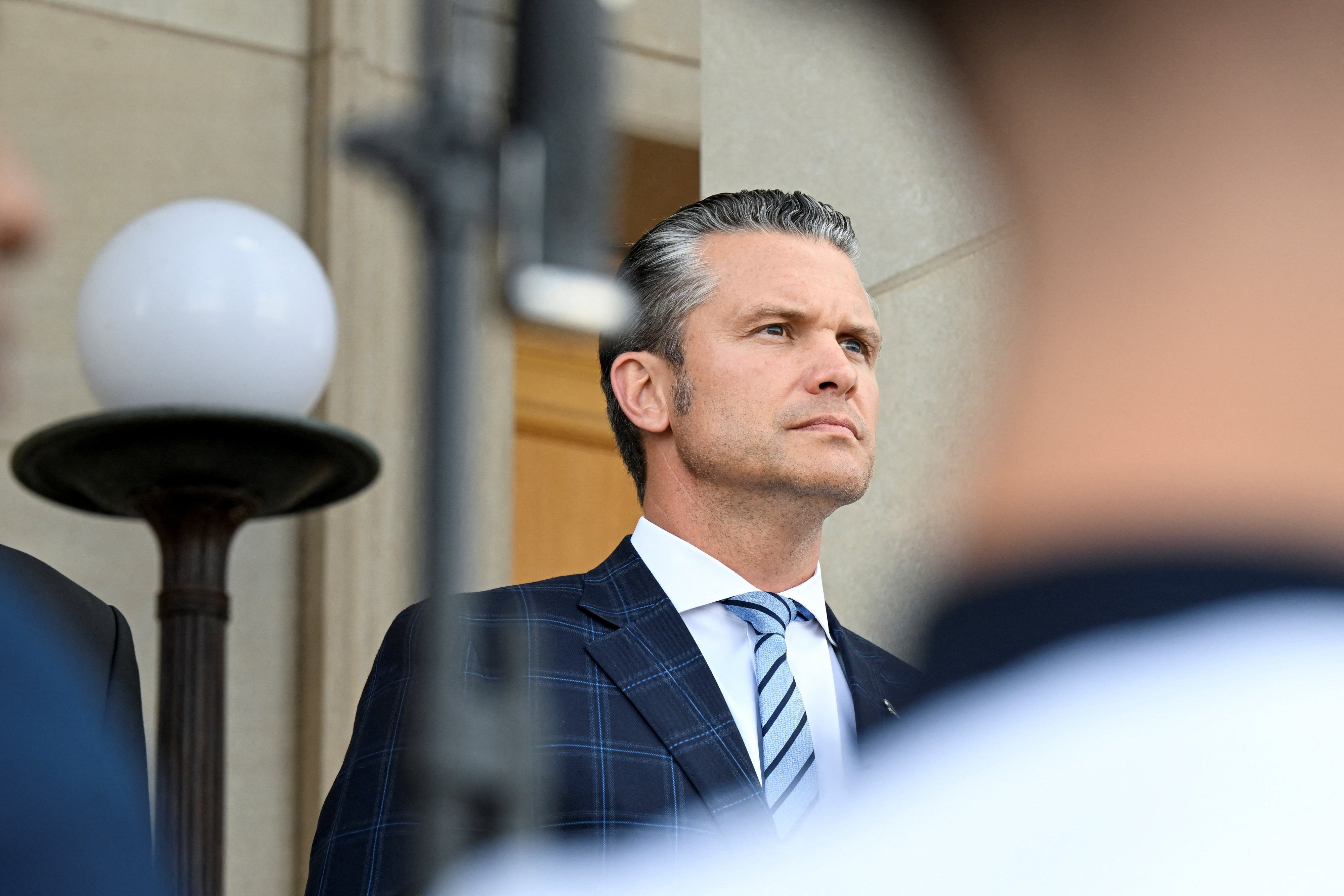 Defense Secretary Pete Hegseth meets with Singapore's Defence Minister