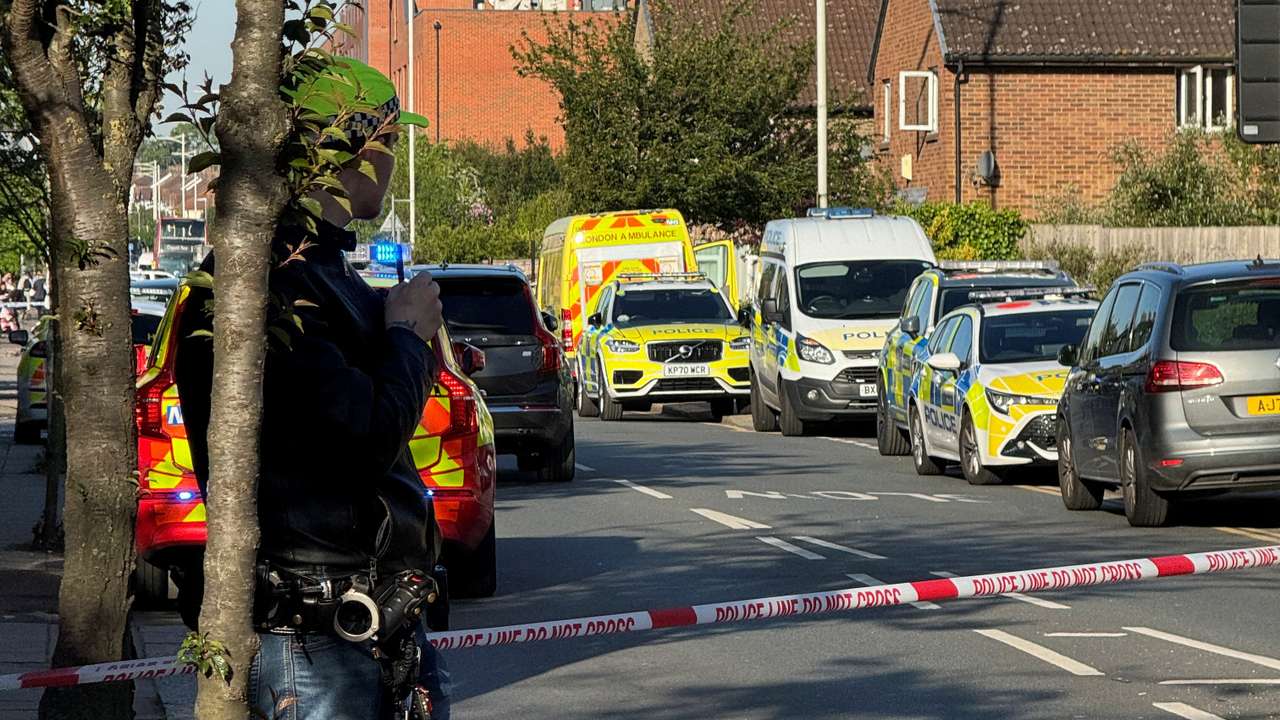 Stabbing incident in Ilford, London