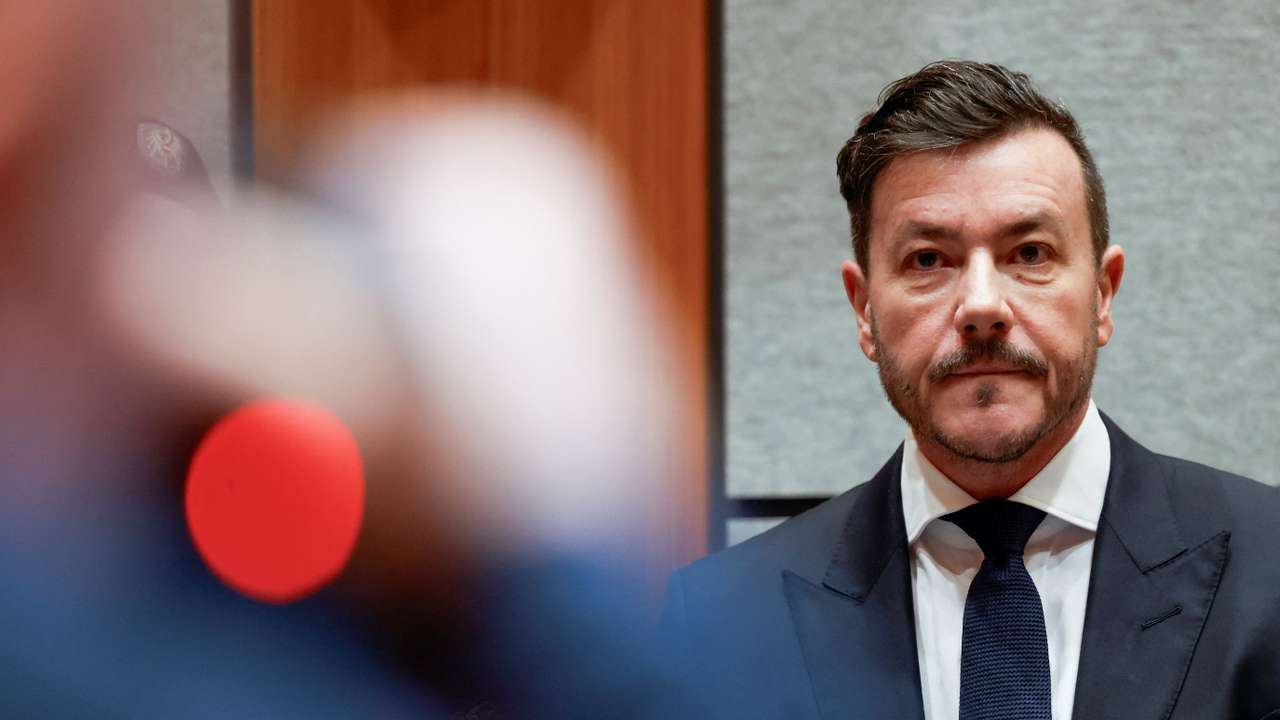 Austrian former property tycoon Rene Benko awaits the start of his second insolvency fraud trial in Innsbruck